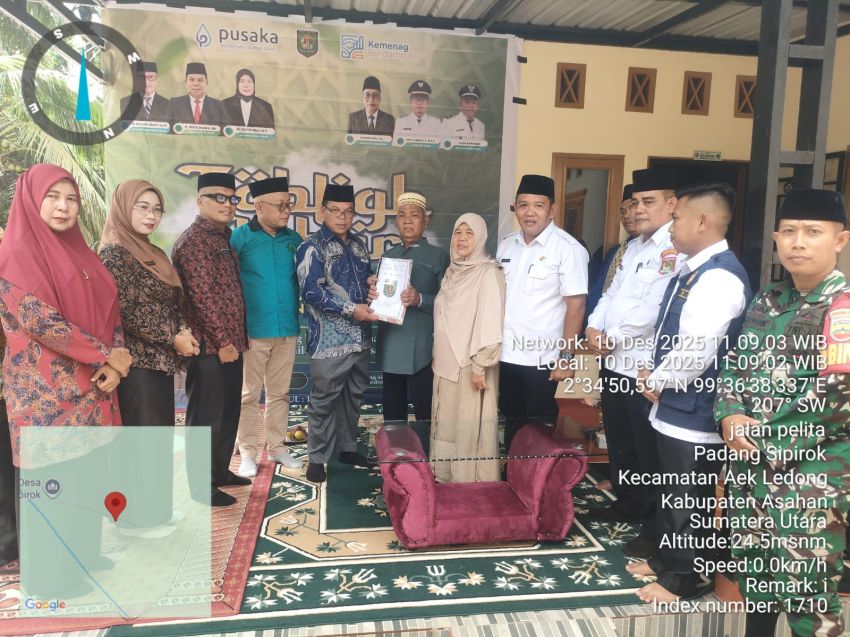 Tabligh Akbar Desa Padang Sipirok lahirkan Penyerahan Pertapakan Sekolah MAN di Kec.Aek Ledong