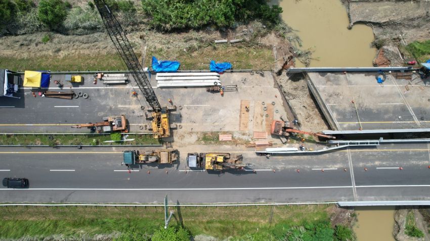 PT Jasamarga Kualanamu Tol Masuki Tahap Pekerjaan Teknis Penanganan Longsor di Km 41+600 Ruas Tol Medan&ndash;Kualanamu&ndash;Tebing Tinggi
