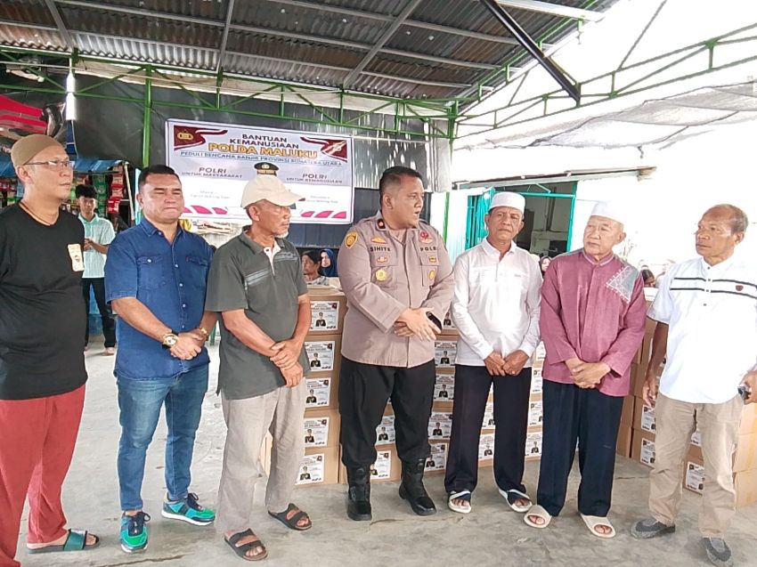Polda Maluku Bantu Korban Banjir, &ldquo;Maluku Tarus Biking Bae, Basudara Tarus Biking Bae&rdquo;