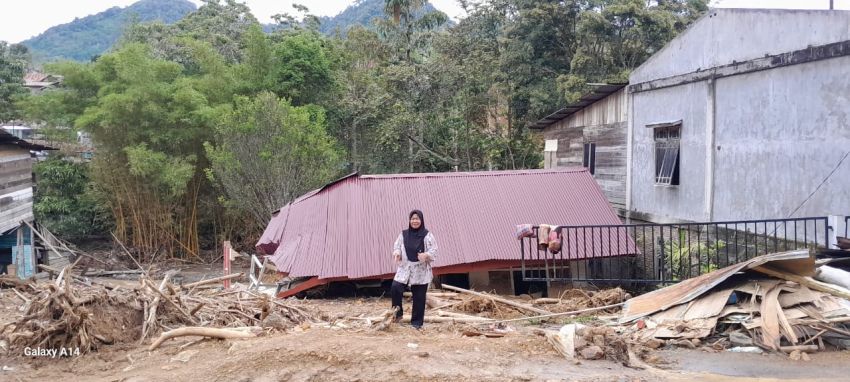 Pustu Pantan Tengah Takengon Hancur Dihantam Banjir
