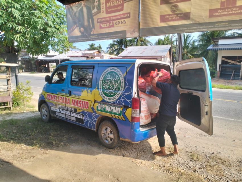 Said Aldi, Turunkan Puluhan Mobil Pembersih Masjid yayasan Prabowo ke Aceh, Sumut dan Sumbar