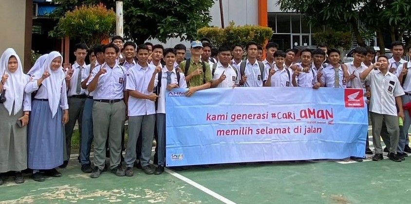 Honda Gandeng SMK Binaan Sebagai Agen Edukasi Keselamatan Berkendara