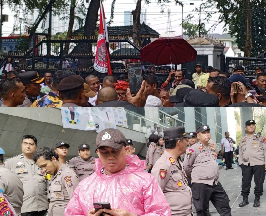 Massa AMSBPBS Desak Pemerintah agar Banjir dan Longsor di Sumatera sebagai Bencana Nasional