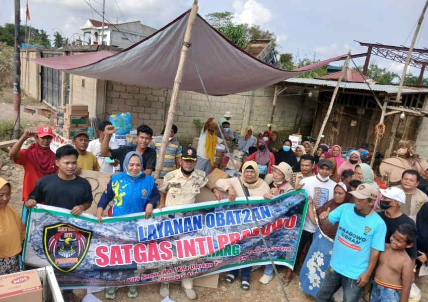 Relawan Satgas Inti Prabowo Peduli Korban Banjir Medan-Aceh Tamiang.