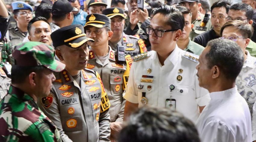 Malam Natal, Kapolrestabes Medan Pimpin Patroli Skala Besar