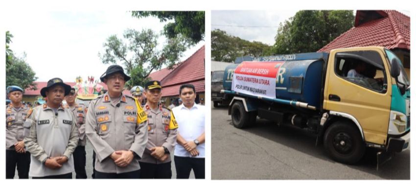 Dua Kapolres Kirim Bantuan Kemanusiaan Ke Kabupaten Langkat