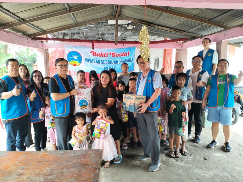 Sambut Natal 2025 dan Tahun Baru 2026, Angsapura Kembali Salurkan Bantuan ke 7 Panti Asuhan