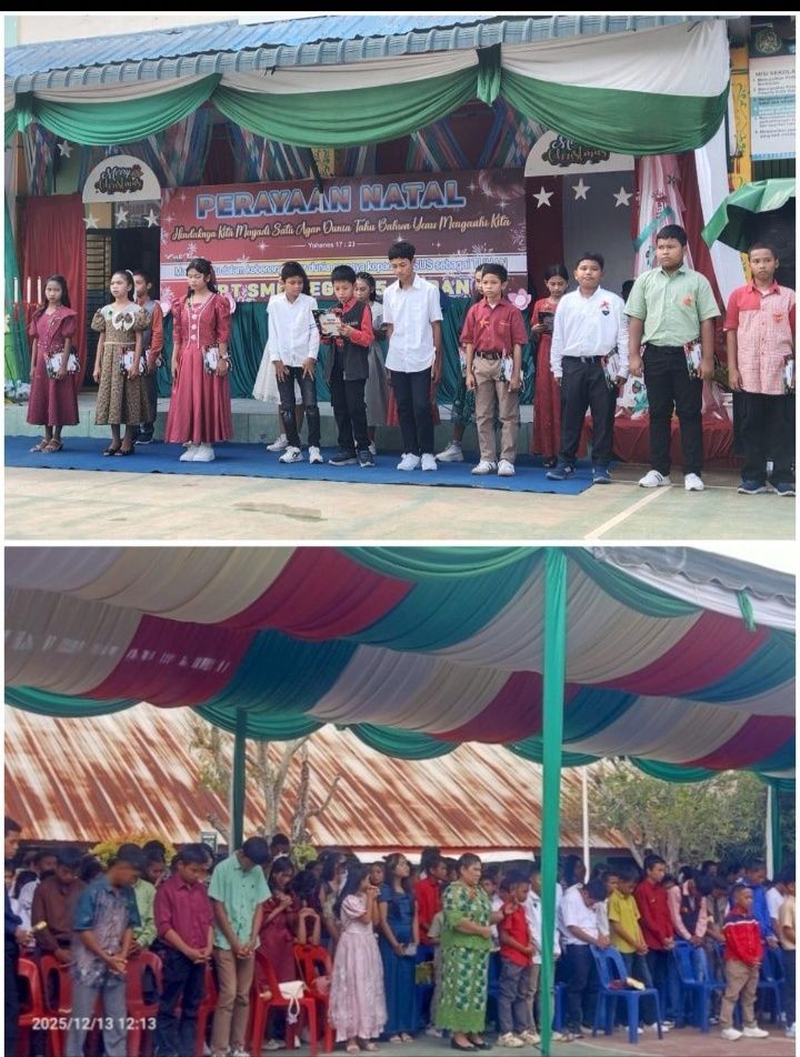 Perayaan Natal SMPN 5 Medan Sukses dan Penuh Hikmat