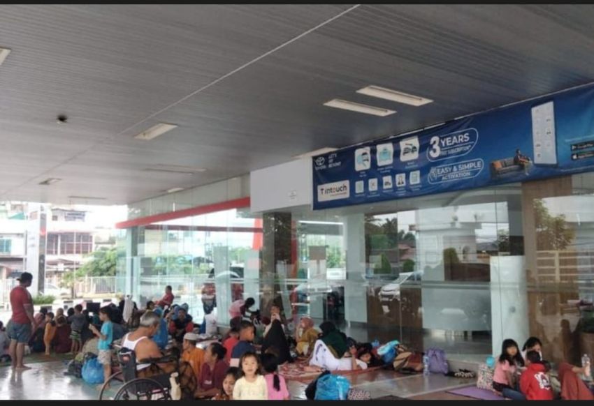 Auto2000 Medan Marelan Sediakan Tempat Pengungsian bagi Korban Banjir