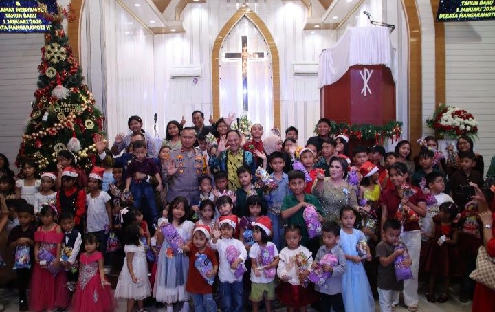 Polres Pelabuhan Belawan Rayakan Natal dengan Hikmat dan Sederhana