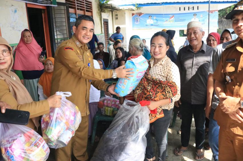 Pemko Binjai Salurkan Bantuan Logistik bagi Warga Terdampak Banjir di Kelurahan Mencirim