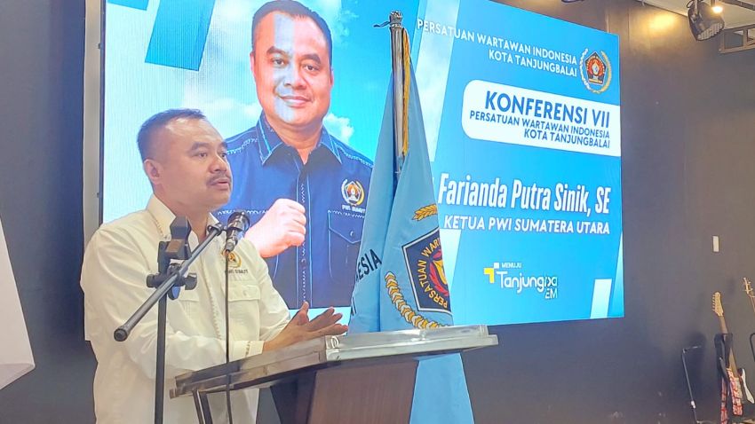 Konferensi PWI Tanjungbalai, Ketua PWI Sumut: Dukung yang Menang Rangkul yang Kalah