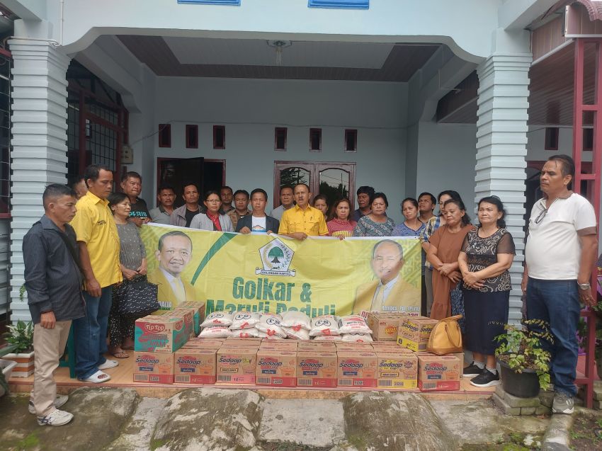 Peduli Terhadap Sesama, Anggota DPR RI Maruli Siahaan dan Relawan Palito Berikan Bantuan Kepada Warga Desa Sunggal Kanan dan Desa Sei Beras Sekata Sun