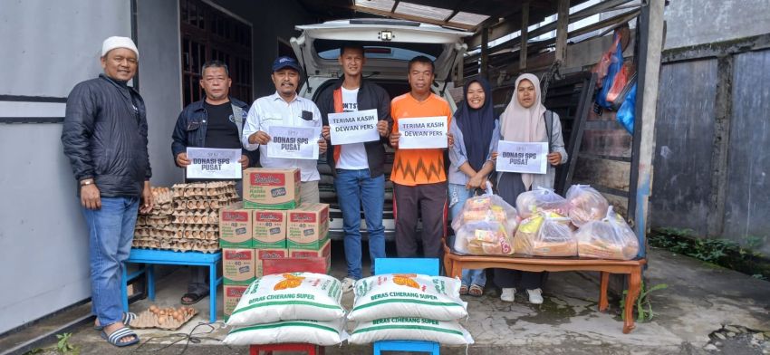 SPS Salurkan Bantuan Dewan Pers untuk Wartawan di Dataran Tinggi Aceh