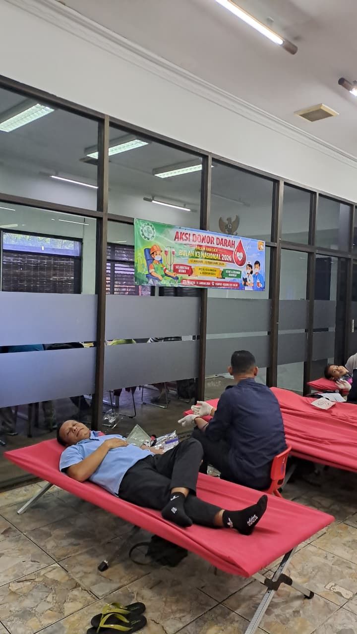 Peringati Bulan K3 Nasional, PT Erakarya Jatayumas Gelar Donor Darah Bersama PMI Kota Medan