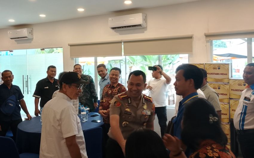 Puluhan Serikat Pekerja dan Buruh Apresiasi Kapolrestabes Medan Perkuat Sinergi Jaga Kamtibmas