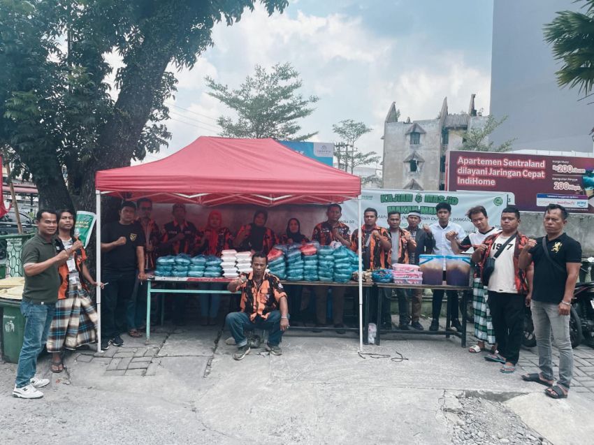 Ketua Ranting Pemuda Pancasila Sukaramai II Gelar Jum&rsquo;at Berkah di Masjid Silaturrahmi