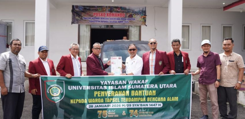 Lagi, Yayasan Wakaf UISU Salurkan Bantuan Banjir ke Tapsel : Wujud Kepedulian Kepada Korban Bencana