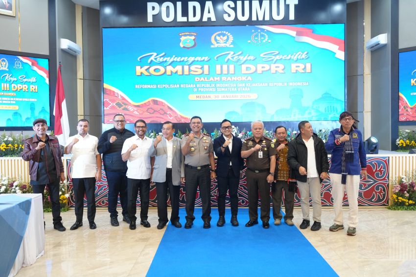 Komisi III DPR RI Kunjungan Kerja Spesifik di Polda Sumut, Bahas Reformasi Polri dan Kejaksaan