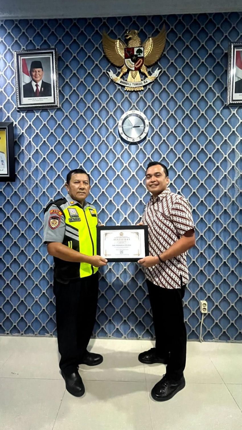 Dishub Kota Binjai Raih Penghargaan Kemenhub atas Komitmen Keselamatan Perlintasan Sebidang Kereta Api