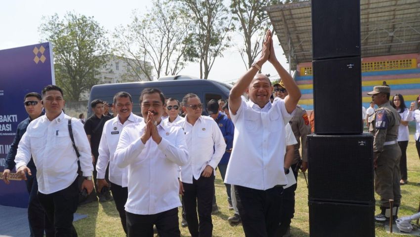 Bupati Syah Afandin Apresiasi Menteri Imigrasi dan Pemasyarakatan Salurkan 10 Ribu Paket Sembako di Langkat