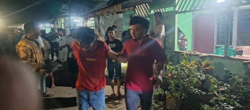 Warga Amankan Pria Terduga Pencurian di Perkebunan Lima Puluh Batu Bara