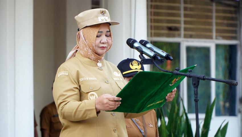 Apel Gabungan, Wakil Bupati Langkat Soroti Pengelolaan Sampah dan Limbah B3