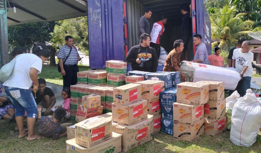 Konsistensi Indako dan Yayasan AHM Salurkan Bantuan Kemanusiaan di Sumut