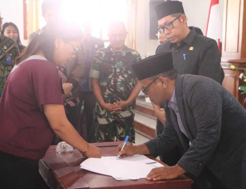 DPRD Taput Setujui Alih Fungsi Lahan TPA Untuk Huntap