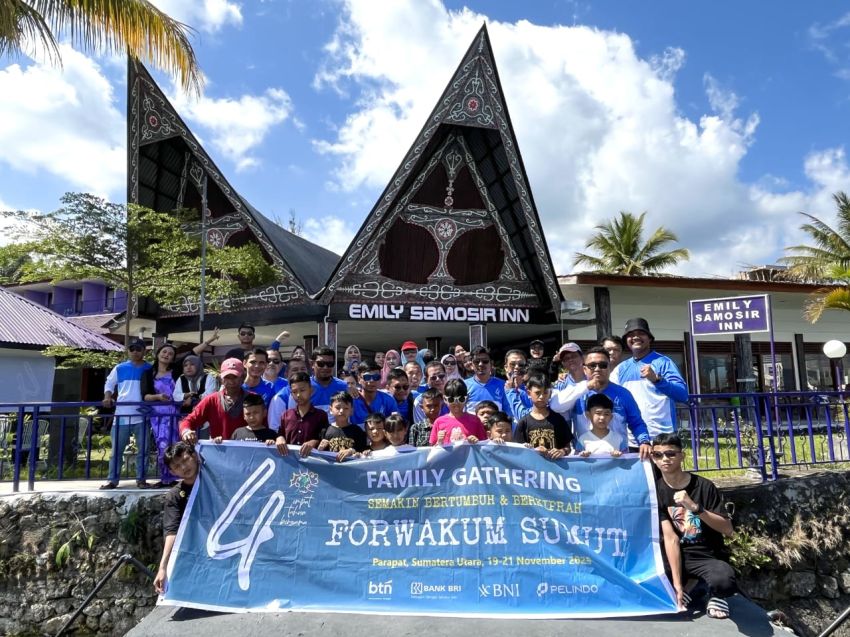 Tingkatkan Solidaritas Wartawan Hukum, Forwakum Sumut Gelar Family Gathering Ke-4 di Samosir
