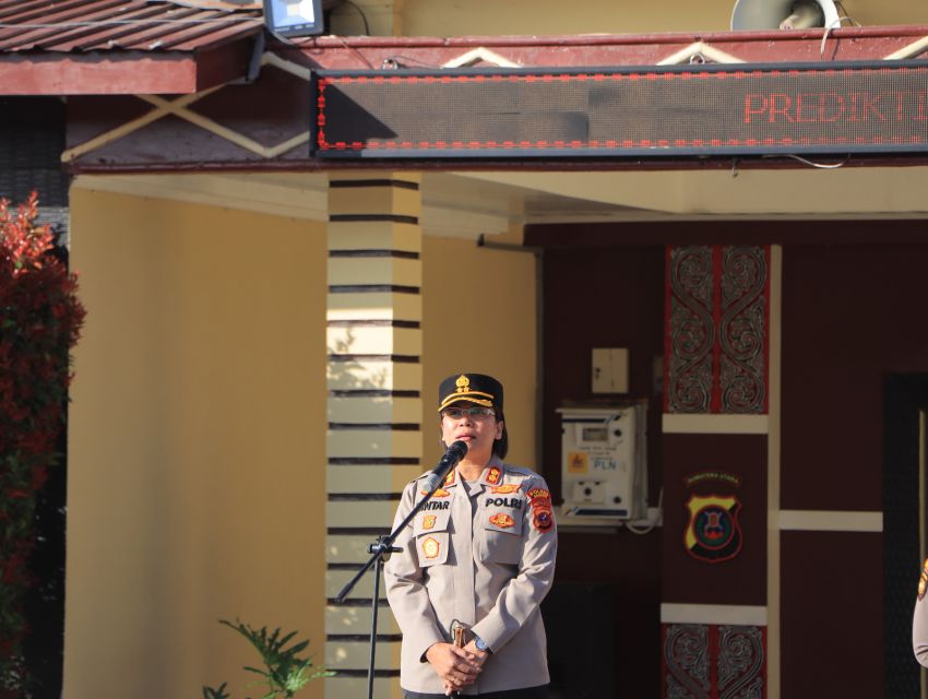 AKBP Rina Sry Nirwana Tarigan Ingatkan Personel Penting Disiplin Waktu