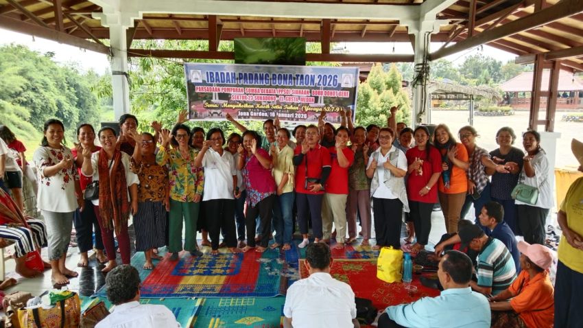 Anggota DPR RI Maruli Siahaan Berangkatkan Ibadah Padang PPSD Siahaan Sukadono