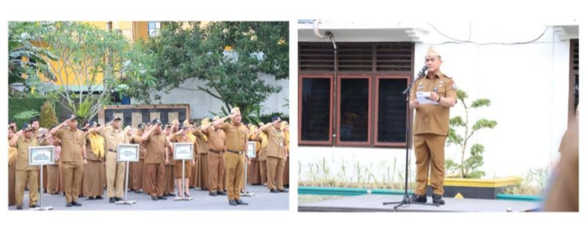 Pimpin Apel Gabungan, Sekdako Binjai Dorong ASN yang Profesional dan Berintegritas