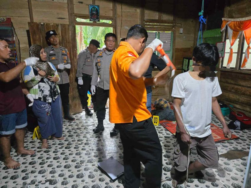 Polisi Dalami Motif Pria yang Ditemukan Gantung Diri di Tanjung Tiram, Keluarga Berduka dan Memohon Tidak Ada Autopsi