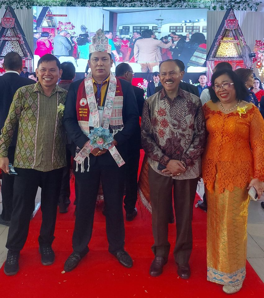 Anggota DPR RI Maruli Siahaan Hadiri Pesta Bona Taon PRTSBB Kota Medan