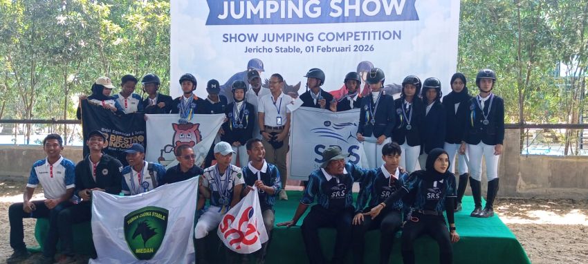 Komunitas Kuda Kita Sukses Gelar Friendship Jumping Show 2026 di Jericho Stable, Rafif Kaban Juarai 4 Kelas