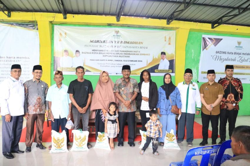 Sambut Ramadhan 1447 H, Pemkot Binjai Dan Baznas Salurkan 1.365 Paket Sembako