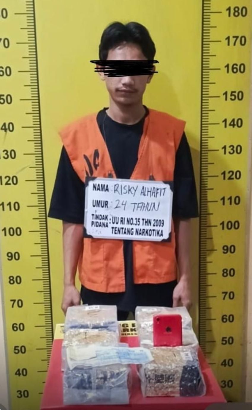 Seorang Pria Asal Aceh Diamankan, Polres Deli Serdang Gagalkan Peredaran Sabu 6 Kg