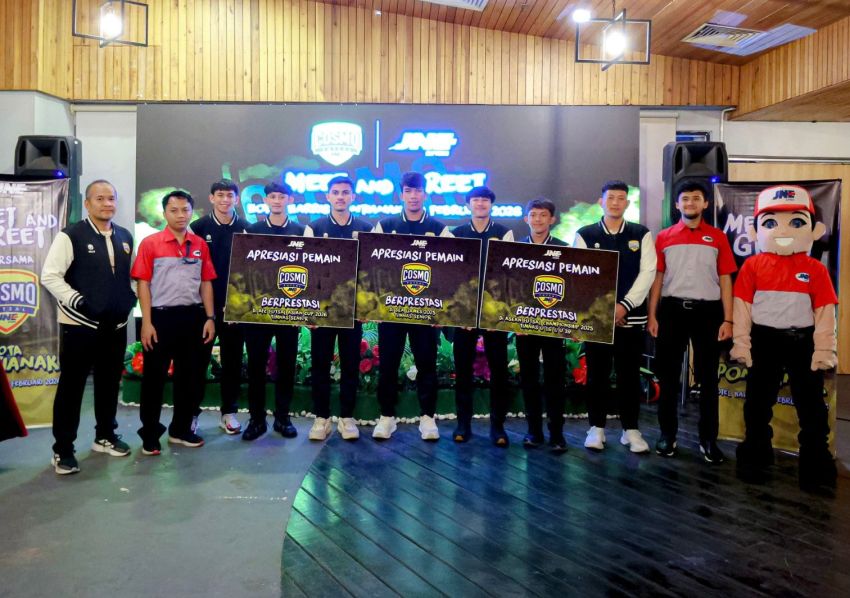 JNE Berikan Bonus Puluhan Juta untuk Skuad Cosmo JNE FC