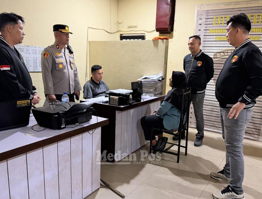 Ngaku Dibegal, IRT di Tembung Nekat Buat Laporan Palsu Diamankan Polisi