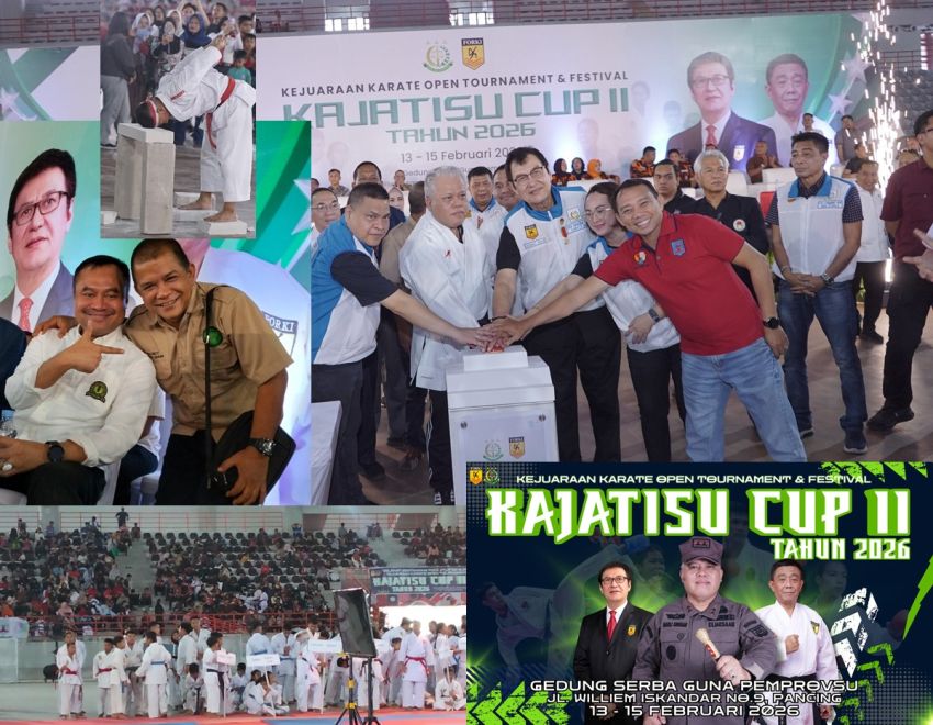 Diikuti Ratusan Atlet se Sumut, Kejuaraan Karate Piala Kajati Sumut II Dibuka Harli Siregar, Pejabat Pemprov Sumut 'Kompak' Tak Hadir