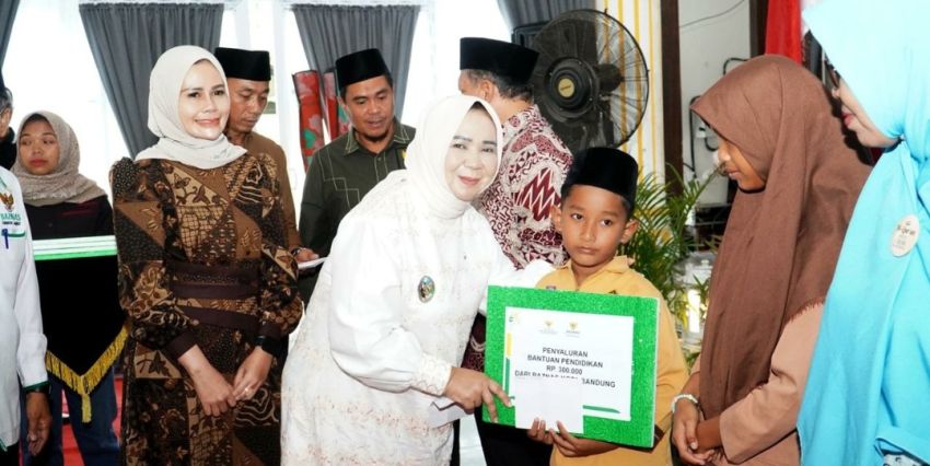 Bupati Langkat Salurkan ZIS Baznas 2026, Siswa Dan Guru Ngaji Terdampak Banjir Terima Bantuan