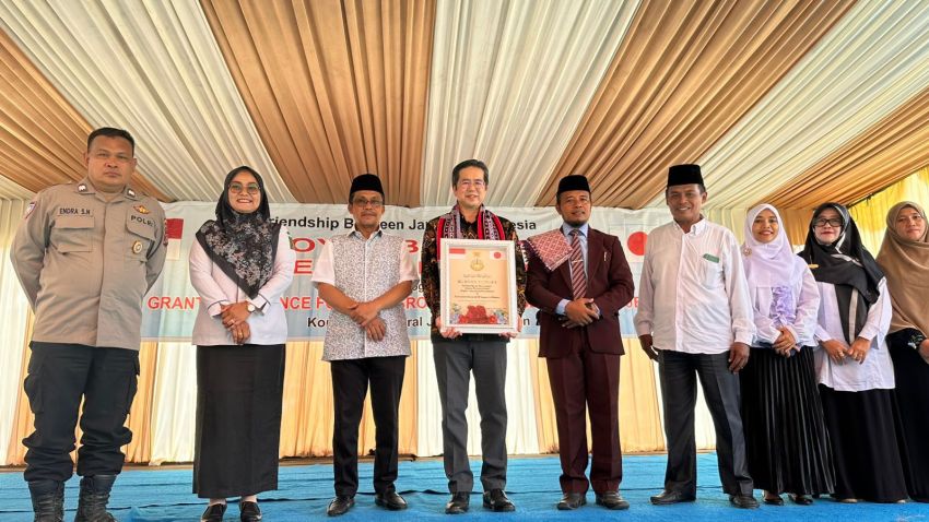 Jepang Resmikan Gedung Baru SDIT Sahabat Qur&rsquo;an Darussalam di Langkat