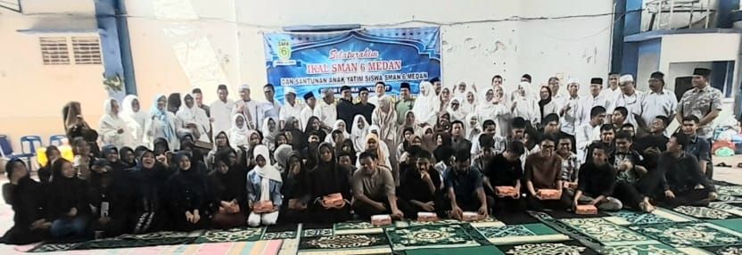 Sambut Ramadhan, IKAL SMA Negeri 6 Gelar Silaturahmi Beri Santunan kepada Pelajar Yatim dan Dhuafa