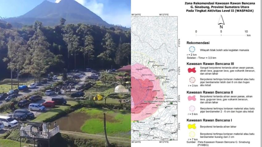 Ternyata Lau Kawar Masuk Zona Merah Gunung Merapi Sinabung, Pemkab Karo Justru Kutip Retribusi