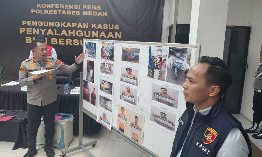 100 Hari Kerja, Kapolrestabes Medan Ungkap 6 Kasus Penyelewengan BBM Bersubsidi : 14 Ton Solar Disita