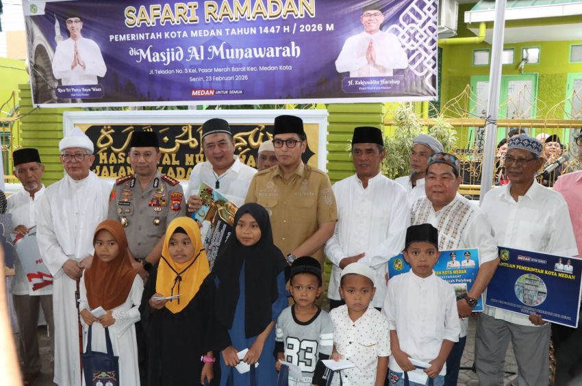 Disela-sela Ramadhan 1447 H, Walikota Medan Apresiasi Kombes Pol Calvijn : Angka Kriminalitas Turun