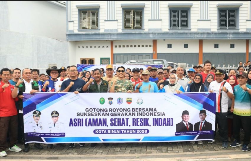Di Gerakan Indonesia ASRI 2026, Pemko Binjai Fokus Benahi Wajah Kota