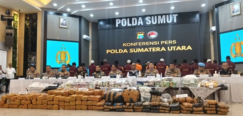 Kejatisu Bantah Tidak Sinergi Dengan Polri Berantas Peredaran Narkoba, Kapoldasu: 1.118 Tersangka Narkoba dan Sabu 179 Kg Diamankan