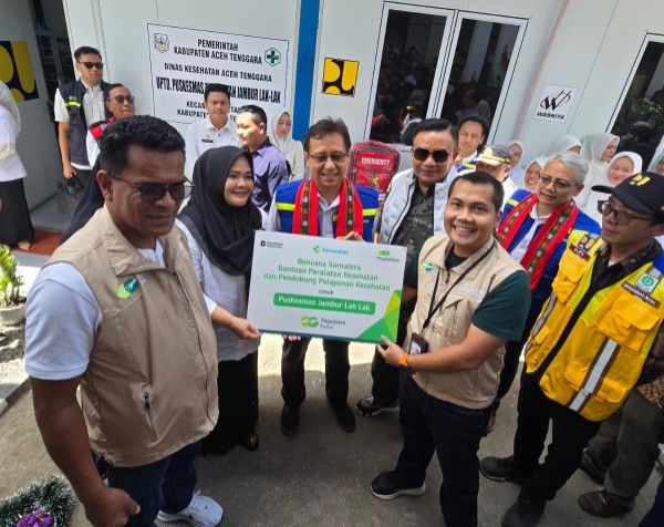 Berkat Bantuan Pegadaian, Percepat Pelayanan Puskesmas Jambur Lak Lak Pascabencana
